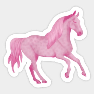 Pink horse Sticker